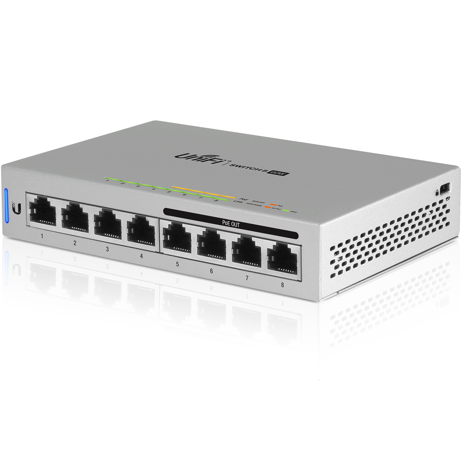 Пое свичи. Ubiquiti UNIFI Switch us-8-60w. UNIFI Switch 8-60w 5-Pack. Коммутатор UNIFI Switch 8-60w. Коммутатор POE 8 Port.